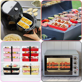 EgticHome oven-safe foil pans ideal for ovens and steamers
