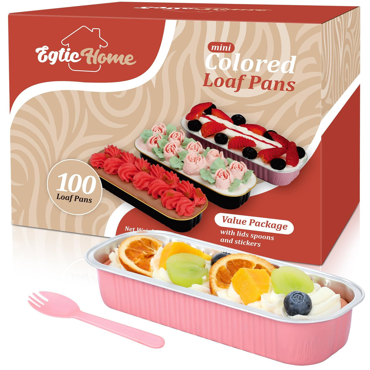 Versatile EgticHome mini pans arranged for party plating