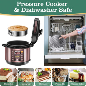 E-Gtong dishwasher-safe design simplifies post-bake cleanup
