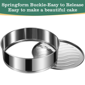 E-Gtong set of four pans enables versatile baking across sizes.