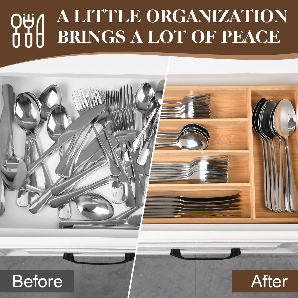 ehmeehme ergonomically balanced handles provide comfortable dining for all ages.