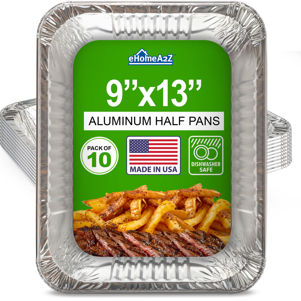 EHOMEA2Z aluminum half-size disposable pan for easy catering and quick cleanup.