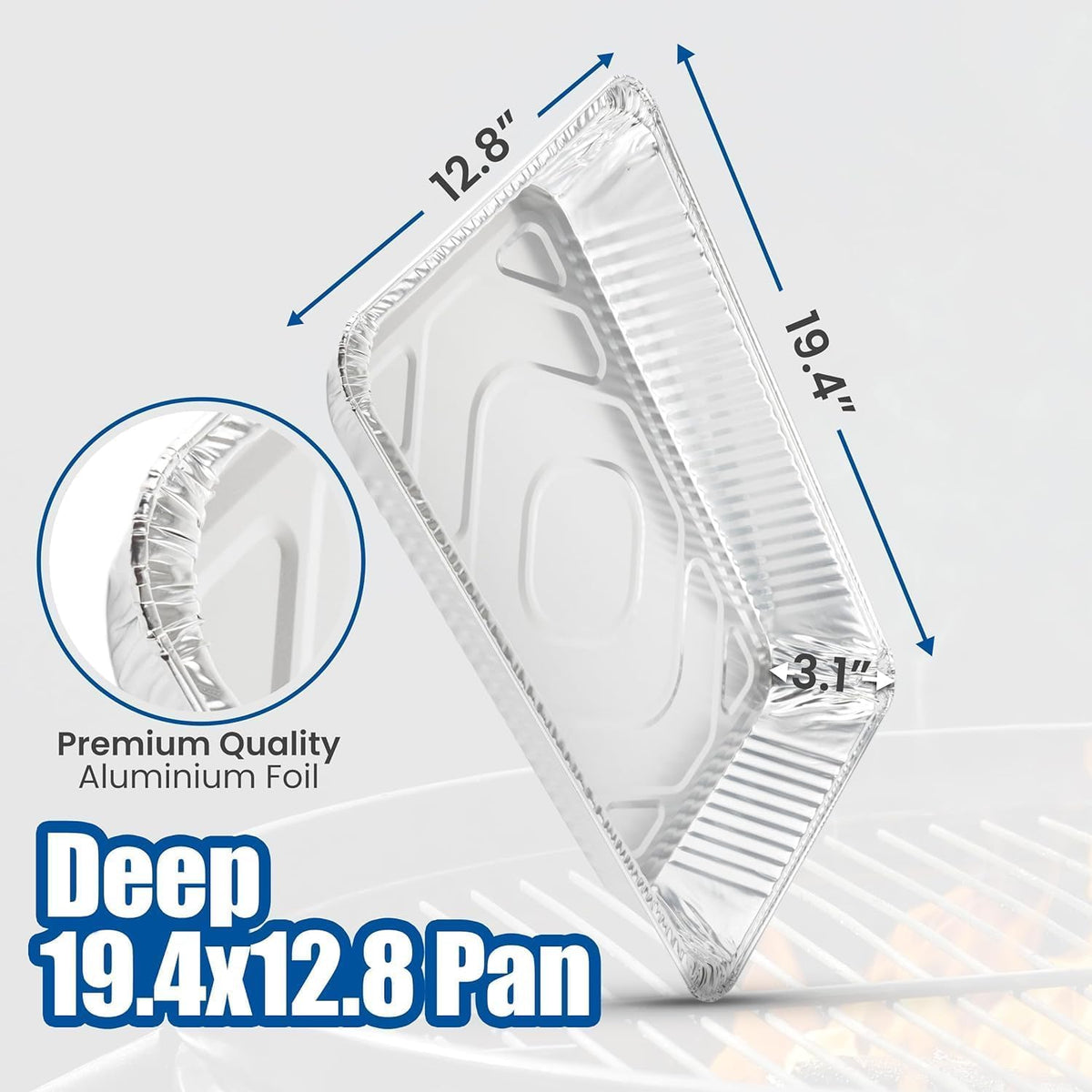 EHOMEA2Z full-size pan with lid for secure transport and reheating at events.