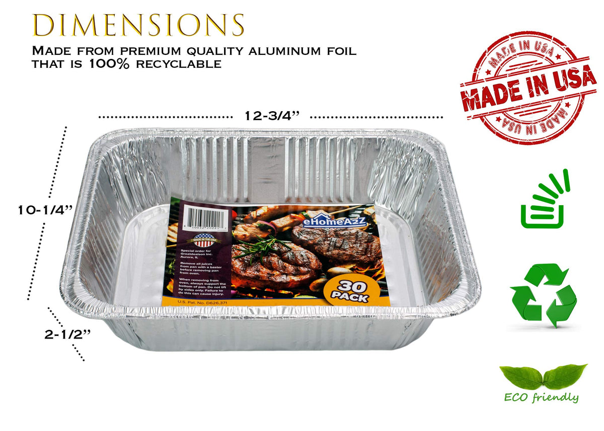 EHOMEA2Z half-size steam-table pans ideal for chafing dishes and buffet displays.