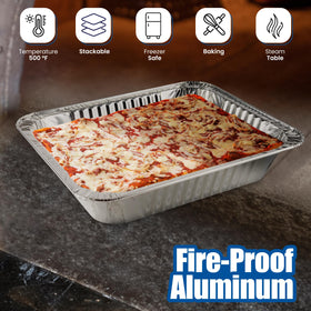 Stackable disposable trays from EHOMEA2Z save space and simplify cleanup after events.