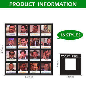 EIHFHIE Michael Scott-inspired mood poster magnets pack for playful daily updates