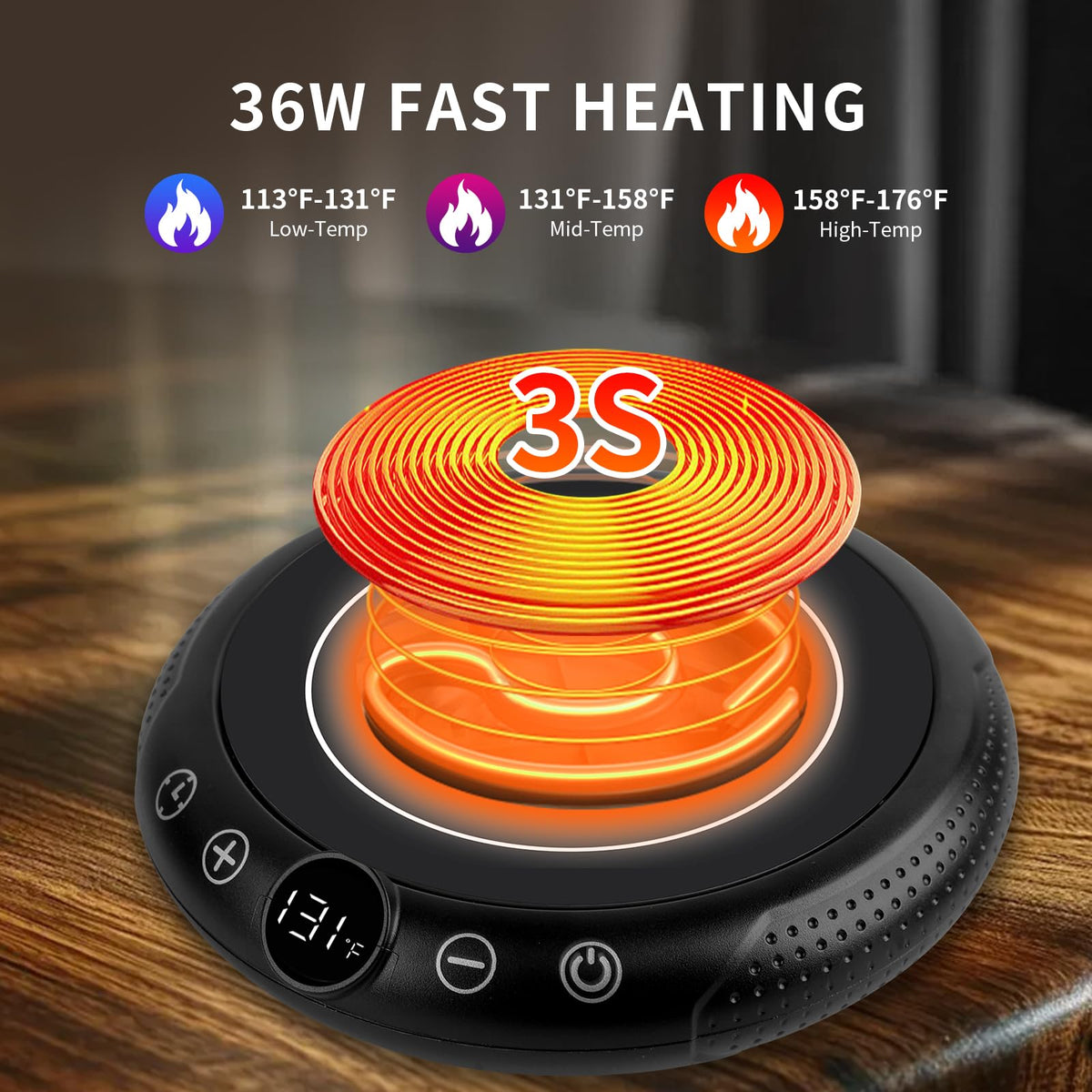 EIHO 12 hour timer on coffee warmer for flexible scheduling