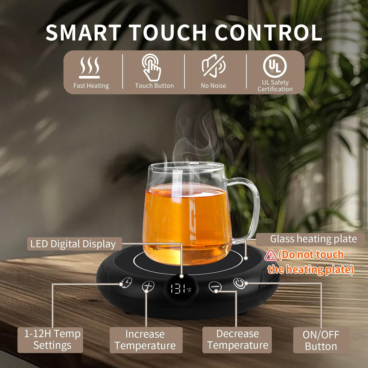 EIHO warmer with a tilted screen for easy viewing and ergonomic use