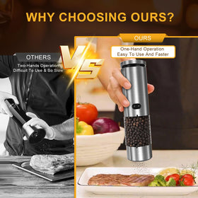 EIHO one-handed operation enables quick, convenient seasoning