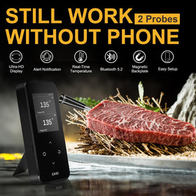 EIHO smart base with magnetic mount keeps you hands-free at the grill.