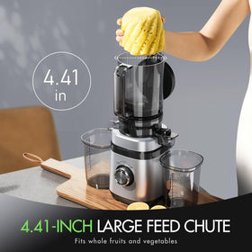 EILKOS dual-force spiral with 360° press for rich juice