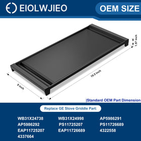 EIOLWJIEO WB31X24738 easy-clean smooth surface saves time