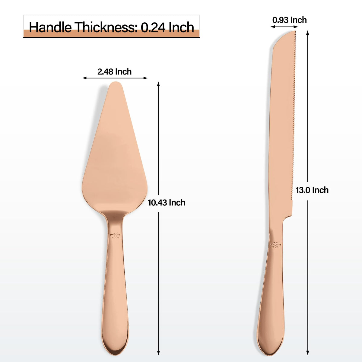 Eisinly ergonomic handle design highlighting comfortable grip during serving
