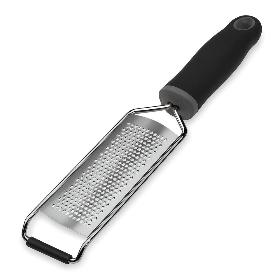 EJKJ Kitchenware ultra-fine grater front view for precise cheese shredding.
