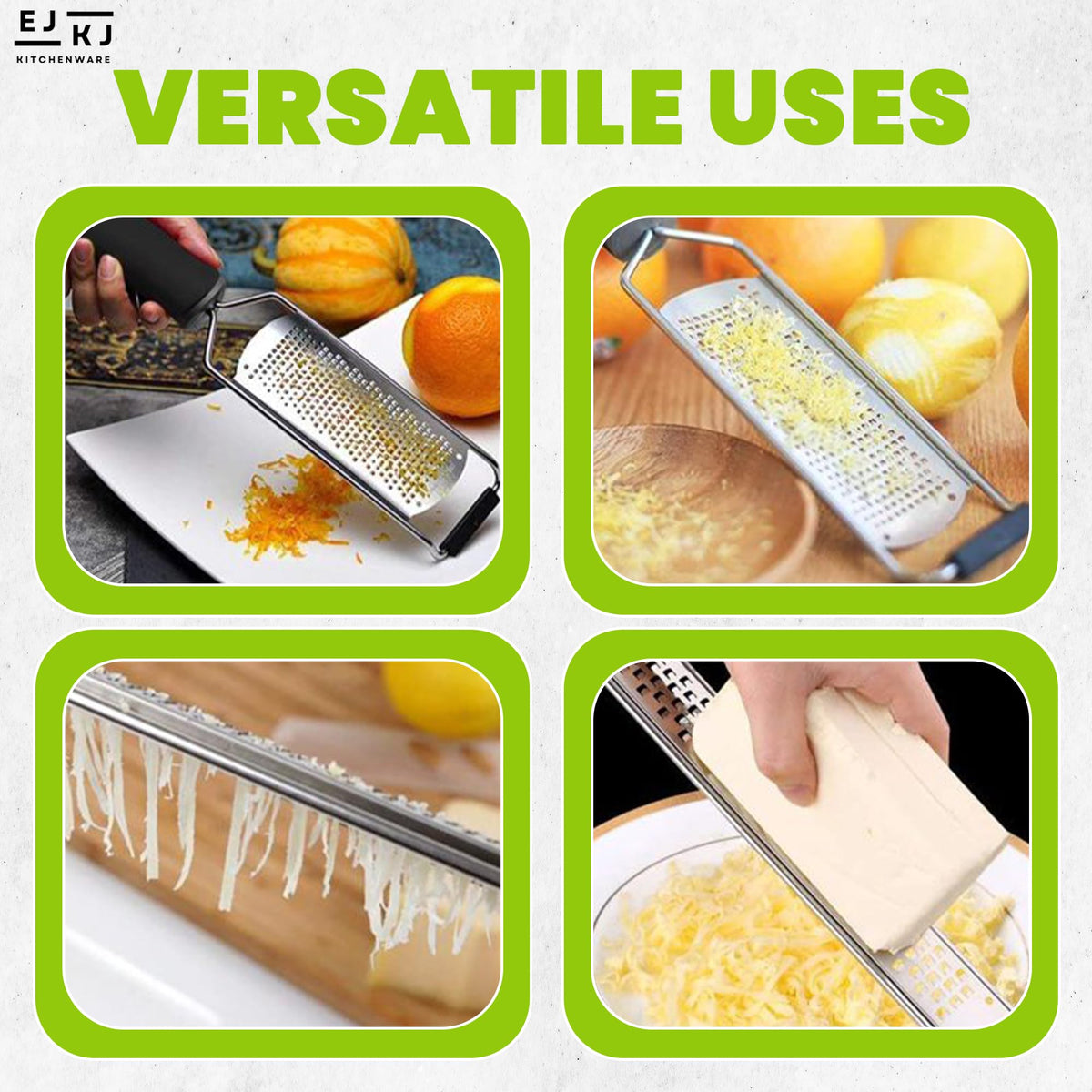Grating parmesan with EJKJ grater for delicate texture.