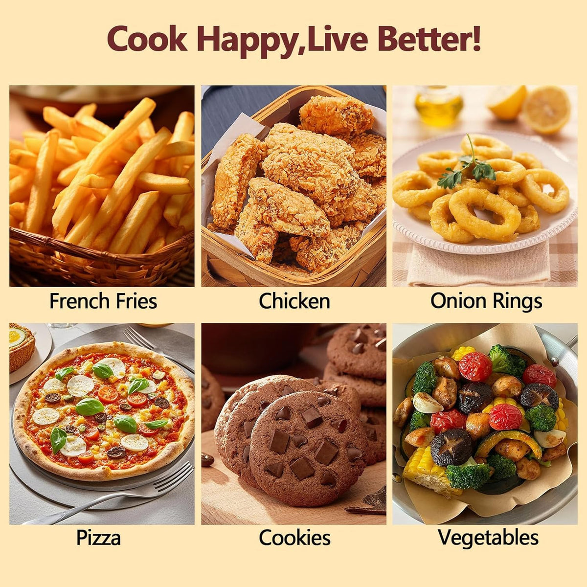 EKACO bowl-shaped 10-inch liner sits neatly in baskets for quick prep.