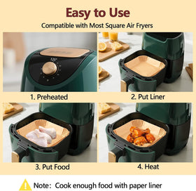 EKACO oven and microwave-safe parchment liner compatible with many popular brands.