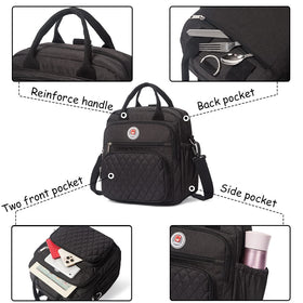 EKERHO lunch bag with three carrying ways: tote, shoulder, backpack