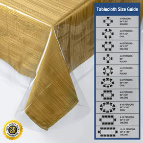 Elaine Karen white hem border protector with a neat finished dining look