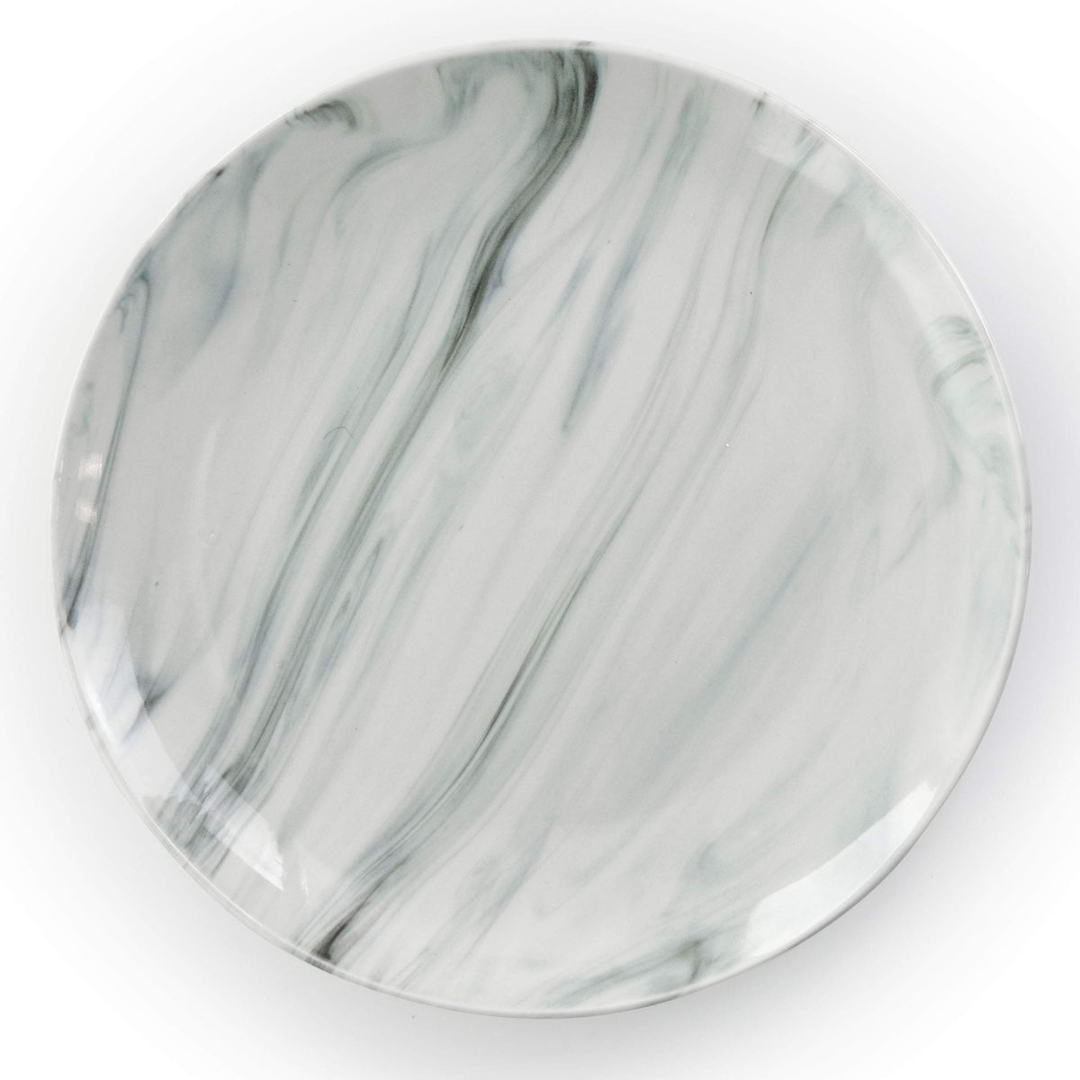 Elama Fine Marble dishwasher-safe icon confirms simple cleanup after meals.