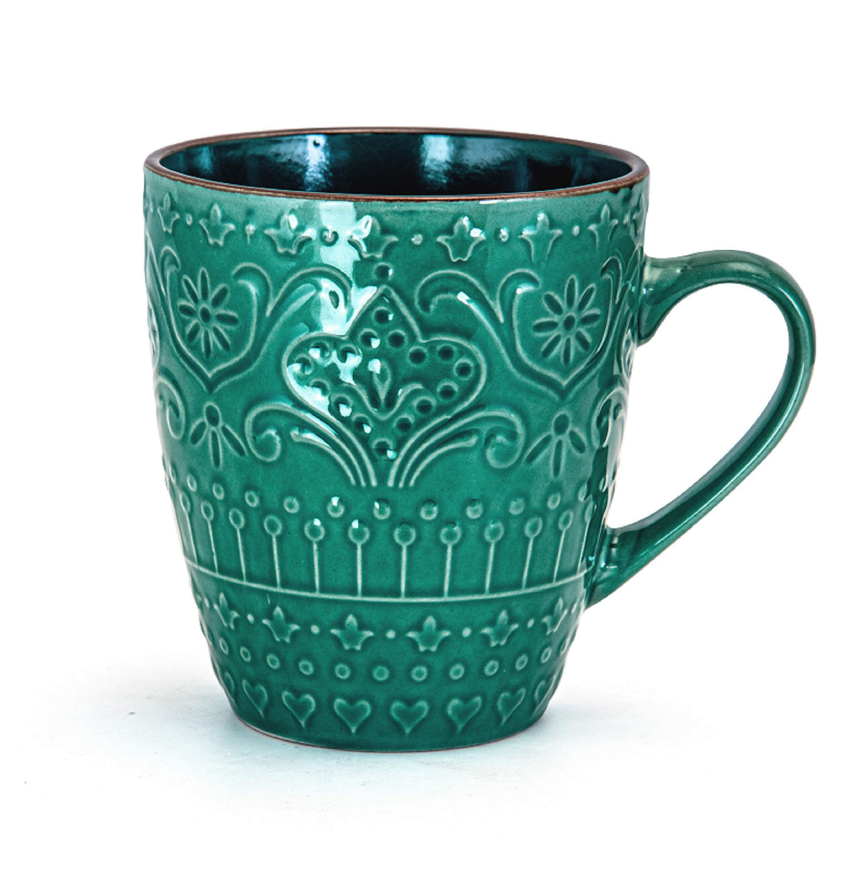 Elama Sea Foam Mosaic texture detail highlights mandala-inspired finish