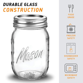 ELAORY airtight and leak-proof mason jar preserving contents securely