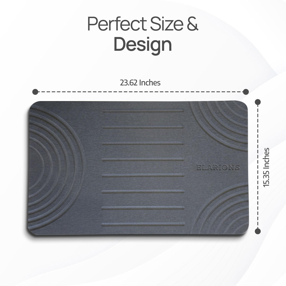 Elarions heat-resistant mat supports hot pans up to 450°F