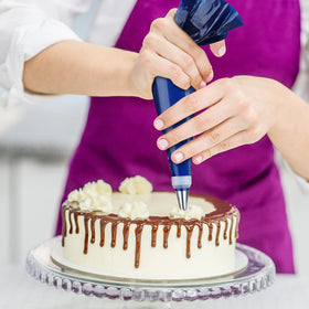 ELECLAND 50 pcs 21-inch piping bags ideal for cake decorating.