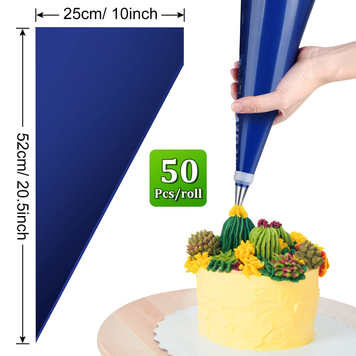 ELECLAND thick food-grade plastic close-up shows durability for confident piping.