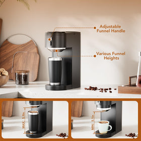 Electactic control panel visible, enabling quick, safe brew at a glance.