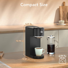 Electactic easy-clean removable drip tray supports quick maintenance.