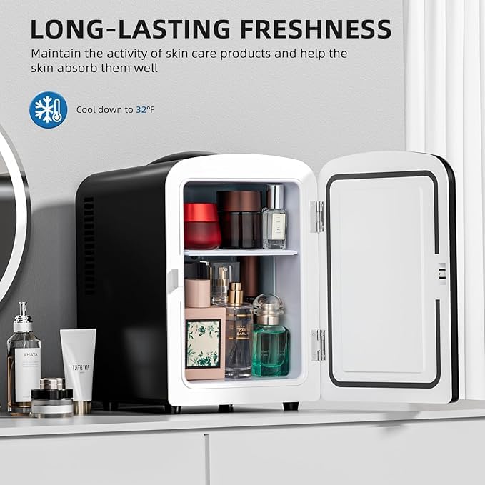Electactic cooling can reach 32°F below room temperature for fast refreshment.
