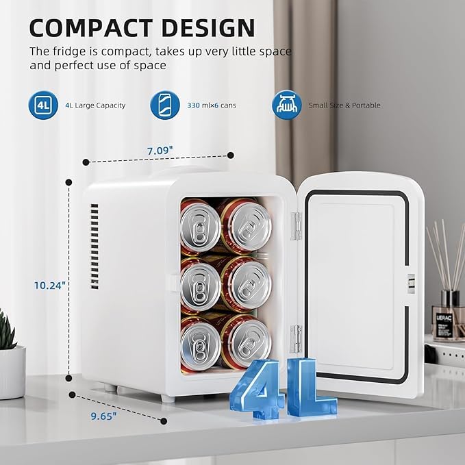 Electactic compact-fridge quiet-operation highlights low-noise cooling
