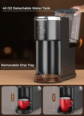 Electactic compact design fits in home offices, dorms, and RVs.