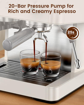 Electactic milk steamer wand for silky latte foam