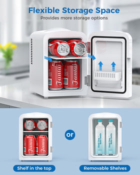 Electactic mini fridge car use setup illustrates portable cooling during travel