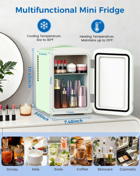 Electactic mini fridge durable ABS+HPS material supports daily use safely.