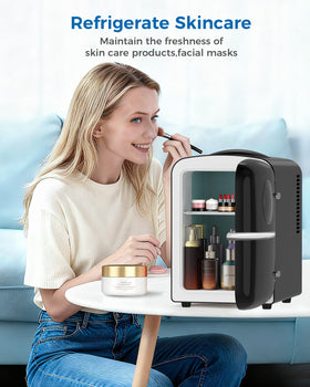 Electactic mini fridge makes a thoughtful gift for skincare lovers.