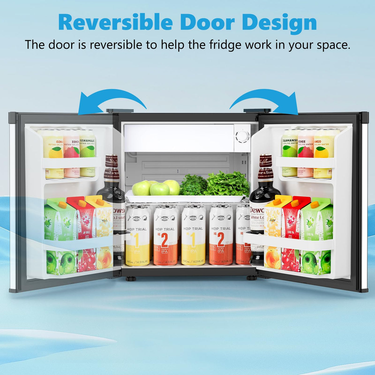 Electactic mini fridge ultra quiet operation for bedrooms and offices.