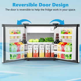 Electactic mini fridge ultra quiet operation for bedrooms and offices.