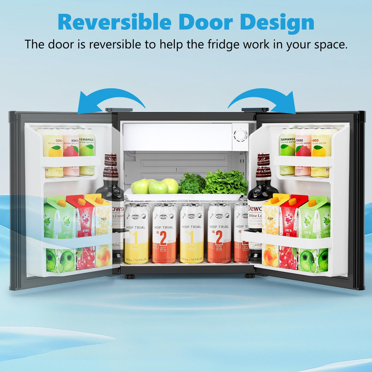Electactic mini fridge ultra quiet operation suitable for dorms and bedrooms.