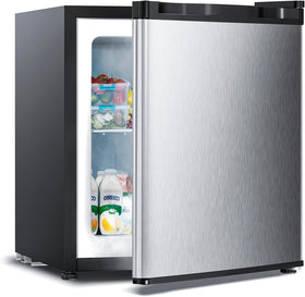 Electactic upright freezer front view shows compact design for small spaces