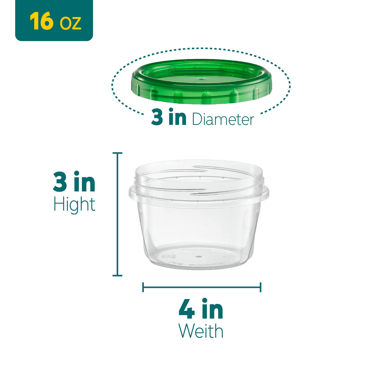 Elegant Disposables freezer safe container for soups, meals, and prep ingredients.