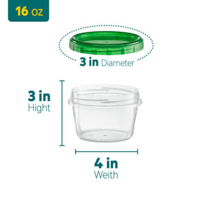 Elegant Disposables freezer safe container for soups, meals, and prep ingredients.
