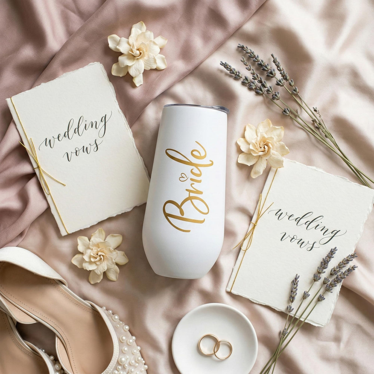ElegantPark gift-packaged bride tumbler, ready for bridal showers or bachelorette parties