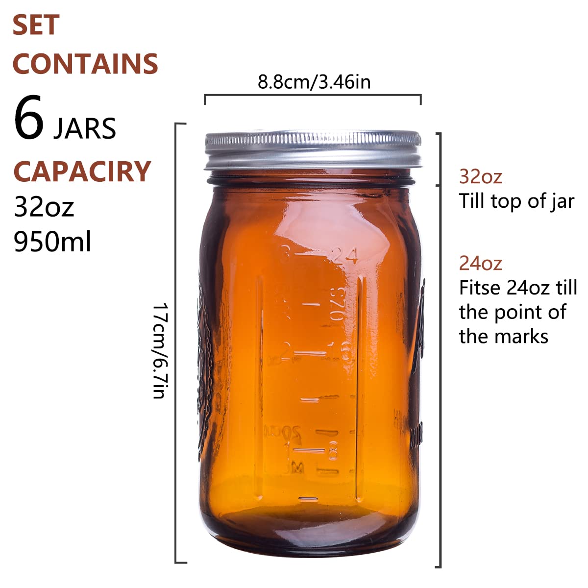ElegantTime airtight lids and bands ensure freshness for jams, pickles, and ferments.