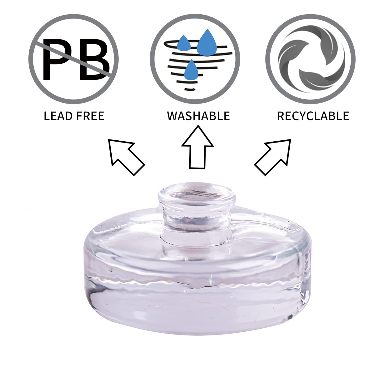 Eleganttime heavy fermenting glass weights lock ferments under brine with steady pressure.