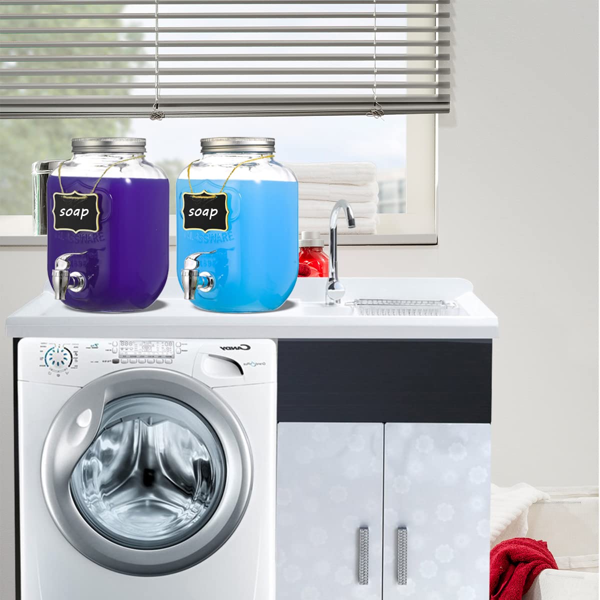 Eleganttime self-serve beverage station helps guests pour drinks easily