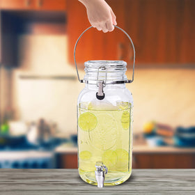 Eleganttime vintage style glass dispenser adds rustic charm to buffets