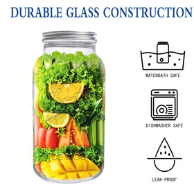 Eleganttime wide-mouth design facilitates filling, cleaning, and meal prep